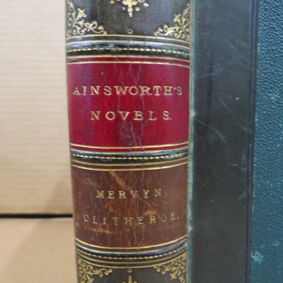 William Harrison Ainsworth Mervyn Clitheroe Printed London 1850s Antique Novel - Picture 2 of 16